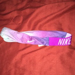Purple Nike headband